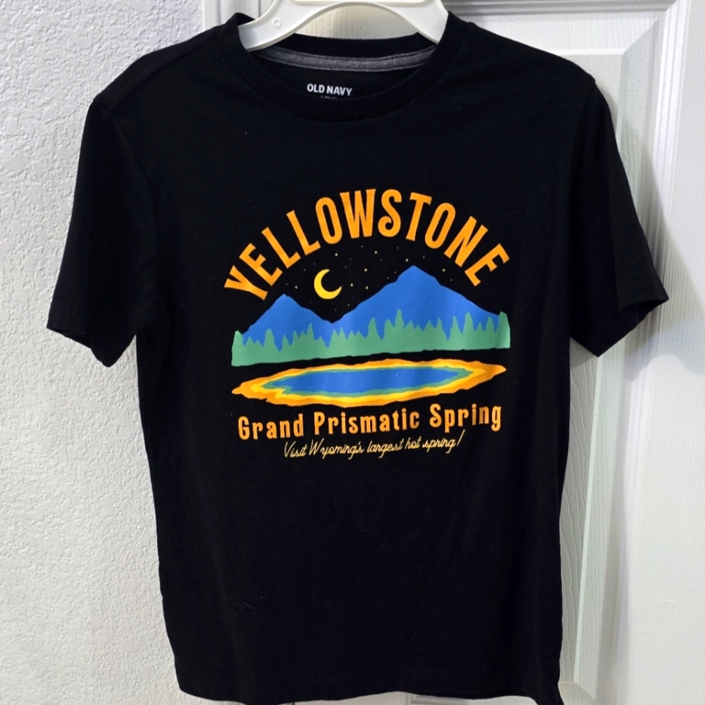 Old Navy boys yellow Stone T-Shirt